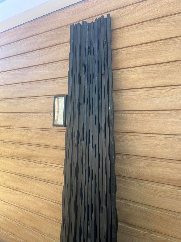 Zwarte Ventilatielatten / Rachels, Minder dan 25 mm, Nieuw, 200 tot 250 cm, Plank