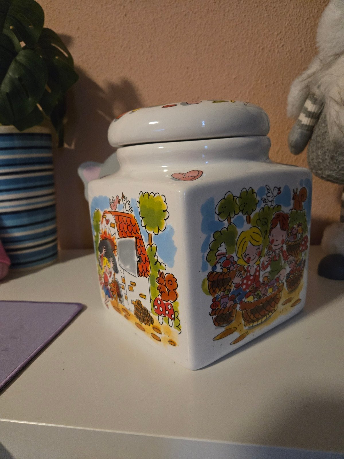 Efteling Snoep/Koek Pot - Nostalgisch Design, Ophalen of Verzenden