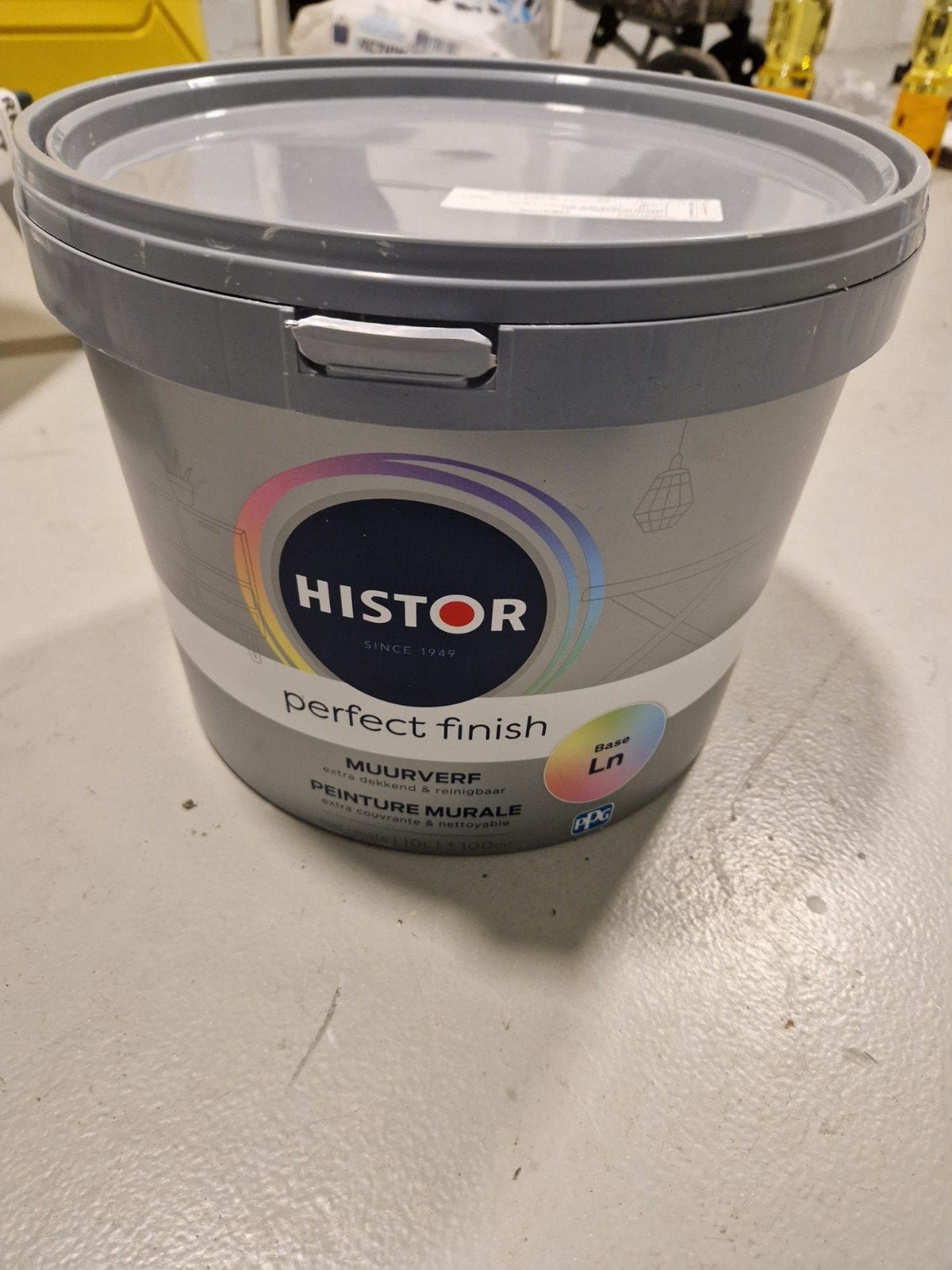 Verf histor Limestone 10 liter, Ophalen of Verzenden, Nieuw, Beige