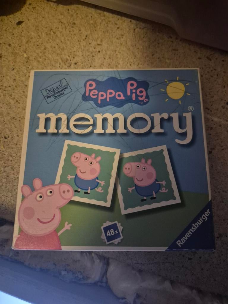 Peppa Pig memory, Ophalen of Verzenden, Zo goed als nieuw