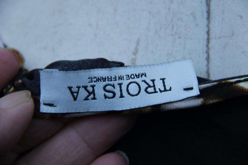 Tuniek zwart/ oker Troiska 1mt Vaste prijs, Troiska, Ophalen of Verzenden, Zo goed als nieuw, Zwart