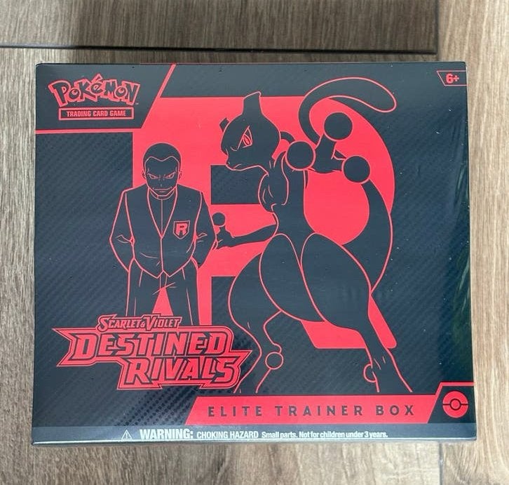 Pokémon Destined Rivals ETB, Ophalen, Nieuw, Boosterbox, Foil
