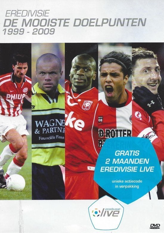 Eredivisie: De Mooiste Doelpunten 1999-2009 DVD, Cd's en Dvd's, Nederlands, Voetbal, Zo goed als nieuw, Alle leeftijden