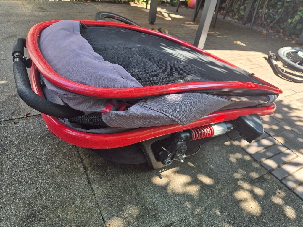 2 persoons fietskar, Ophalen, Gebruikt, Opvouwbaar, 40 tot 60 kg