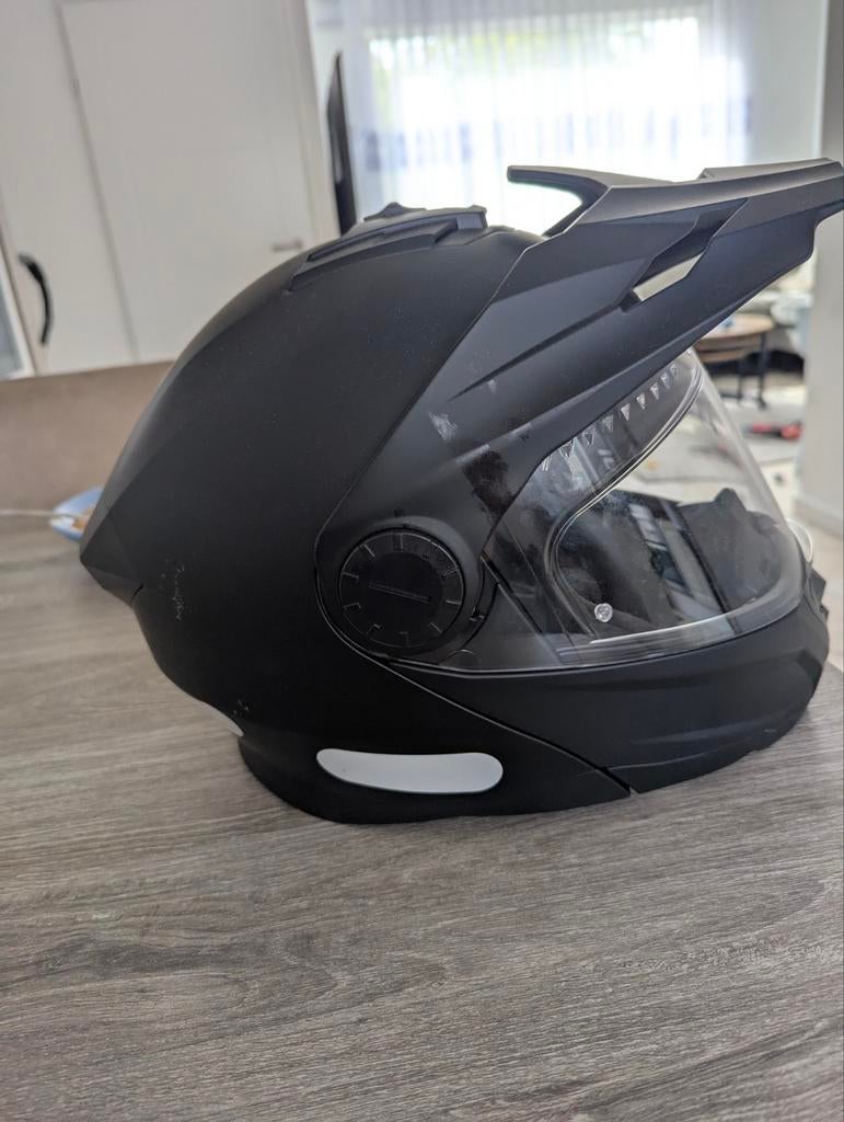 VinZ Systeemhelm XXL 61 Zwart - ECE22-06 Goedgekeurd, Motoren, Kleding | Motorhelmen, Overige merken, Systeemhelm, Heren, Ophalen of Verzenden
