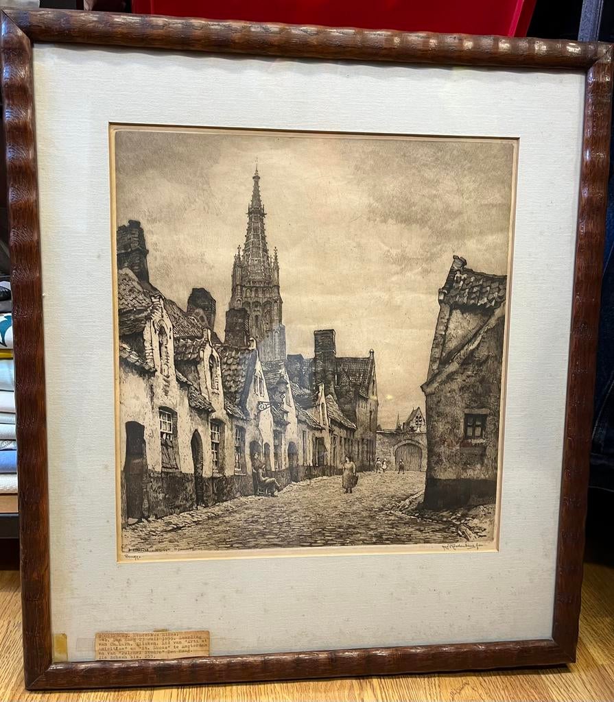 Hendrikus Roodenburg. Ets. Brugge, Ophalen