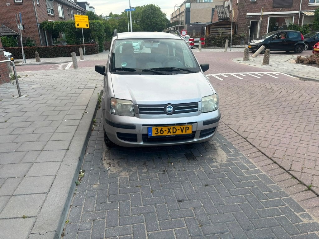 Fiat Panda 1.2 Dualogic 2007 Grijs lees tekst, Stof, 840 kg, Origineel Nederlands, Particulier