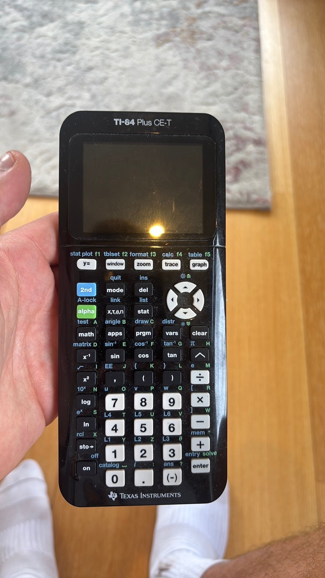 Grafische rekenmachine / TI-84 Plus CE-T, Ophalen of Verzenden, Grafische rekenmachine, Zo goed als nieuw