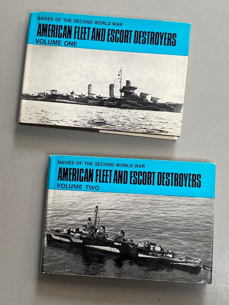 American Fleet & Escort Destroyers uit WO II (2 delen) 1971, Ophalen of Verzenden, Marine, Amerika, Boek of Tijdschrift
