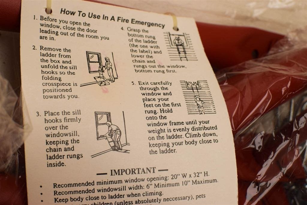 Steel Fire Escape Ladder 45212, Doe-het-zelf en Verbouw, Ophalen of Verzenden, Gebruikt, 2 tot 4 meter