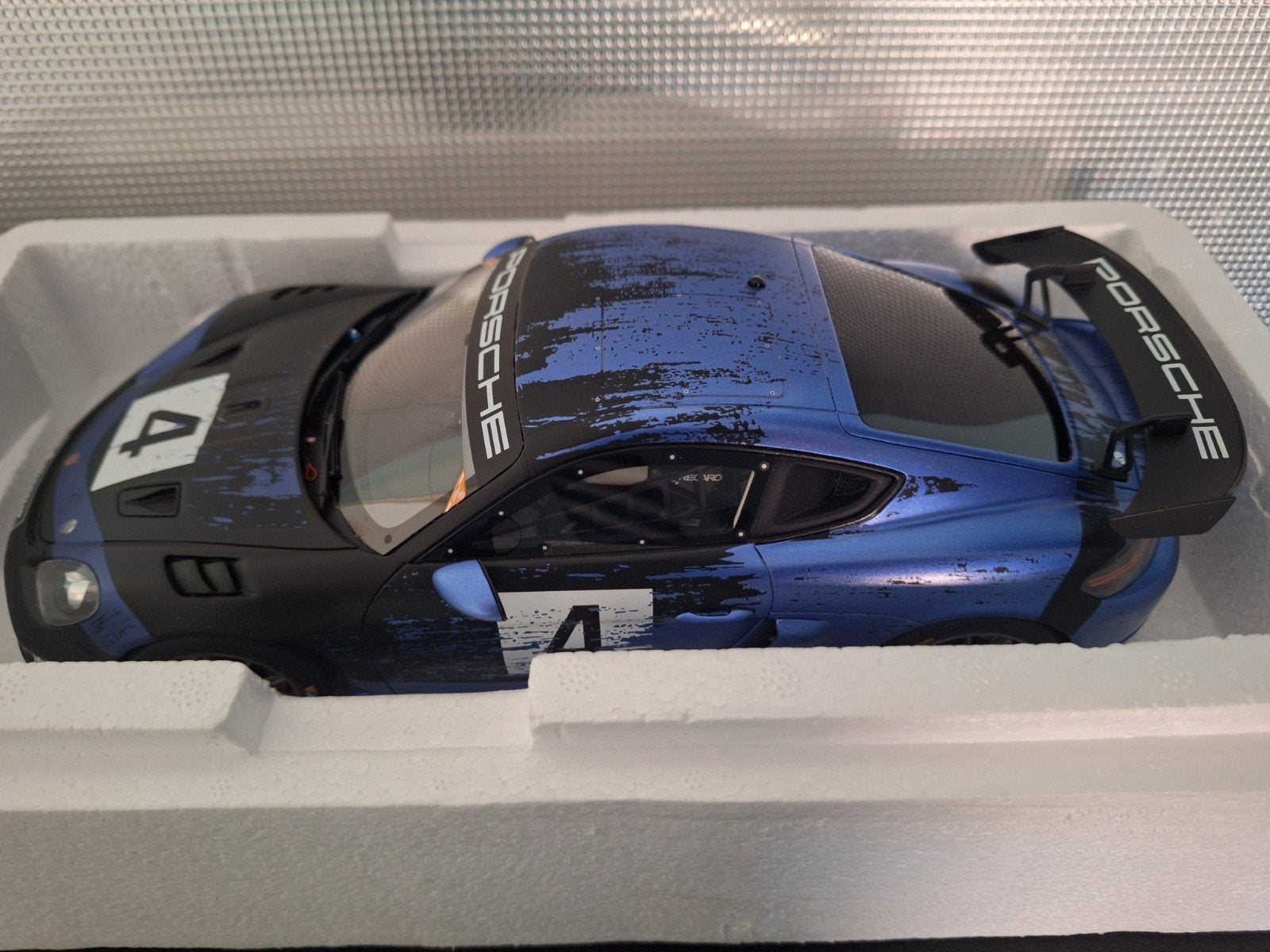 Porsche Cayman 718 GT4 RS Clubsport 2021 Schaal 1:18, Hobby en Vrije tijd, Ottomobile, OttOMobile, Auto, Ophalen of Verzenden