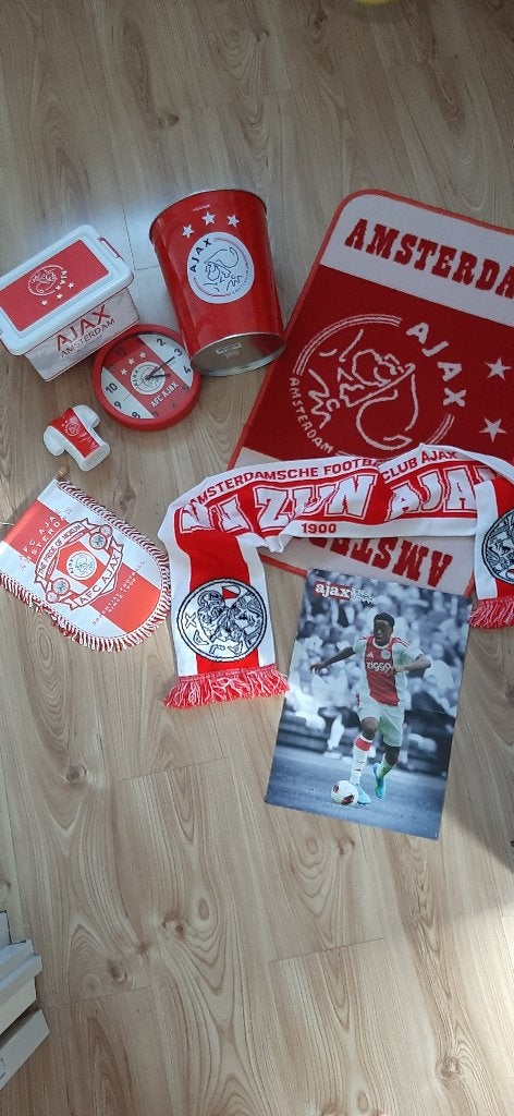 Ajax spullen zgan  leuk voor kerst of 5-12, Ophalen of Verzenden, Zo goed als nieuw, Ajax, Overige typen