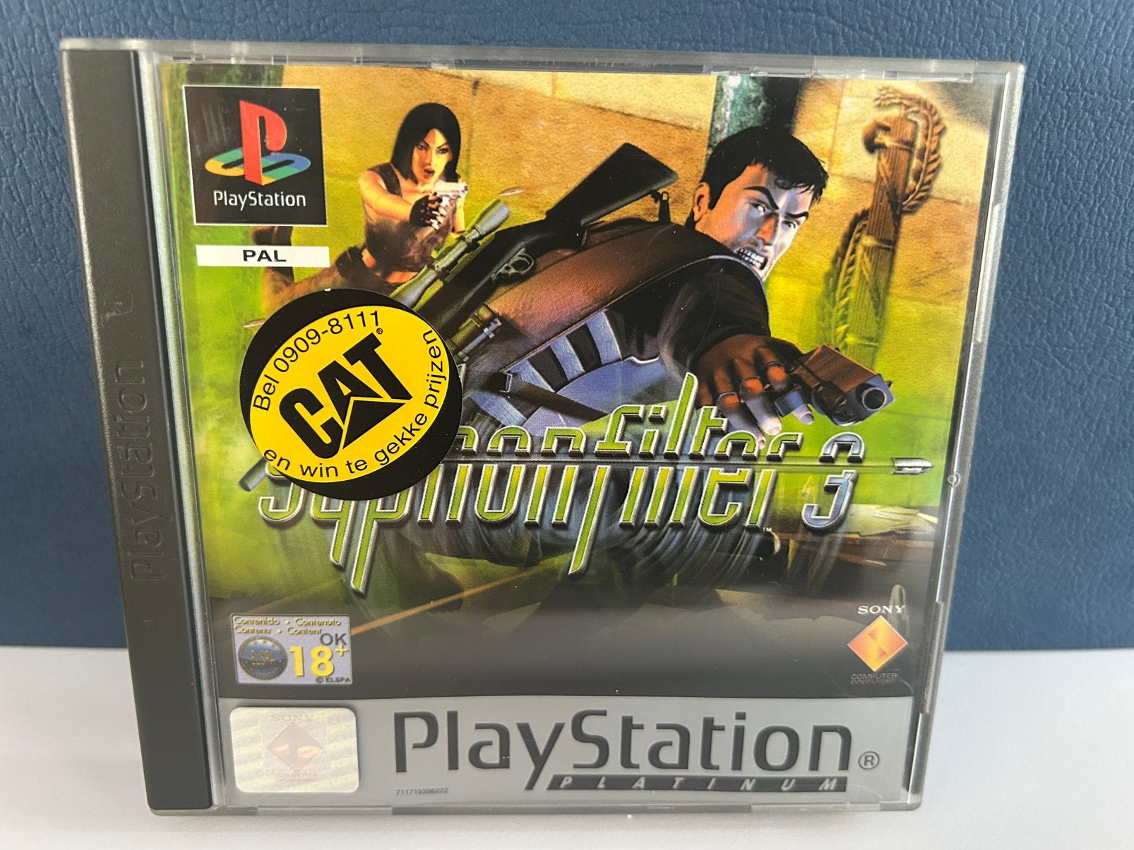 Syphon Filter 3 Platinum / Playstation 1 / PS1 ps1, Spelcomputers en Games, 1 speler, Ophalen of Verzenden, Zo goed als nieuw