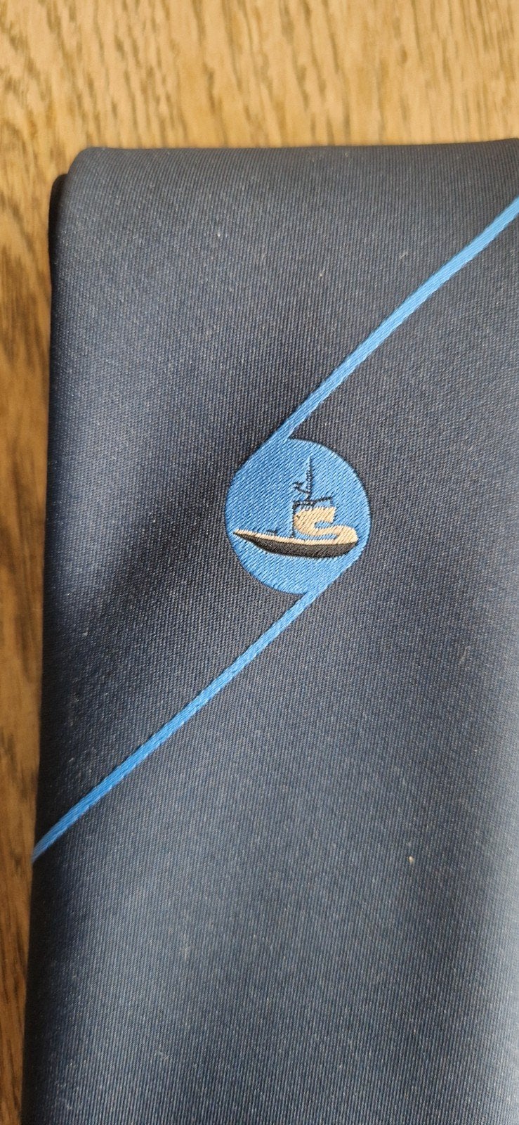 vintage Smit-Lloyd Stropdas – Scheepvaart / Offshore Rederij, Ophalen of Verzenden, Zo goed als nieuw, Gebruiksvoorwerp