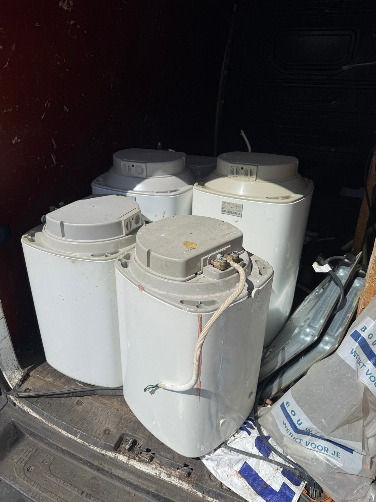 Inkoop alle soorten boilers - koper 10/15/30/50/80/120liter, Minder dan 20 liter, Boiler, Ophalen of Verzenden, Minder dan 3 jaar oud