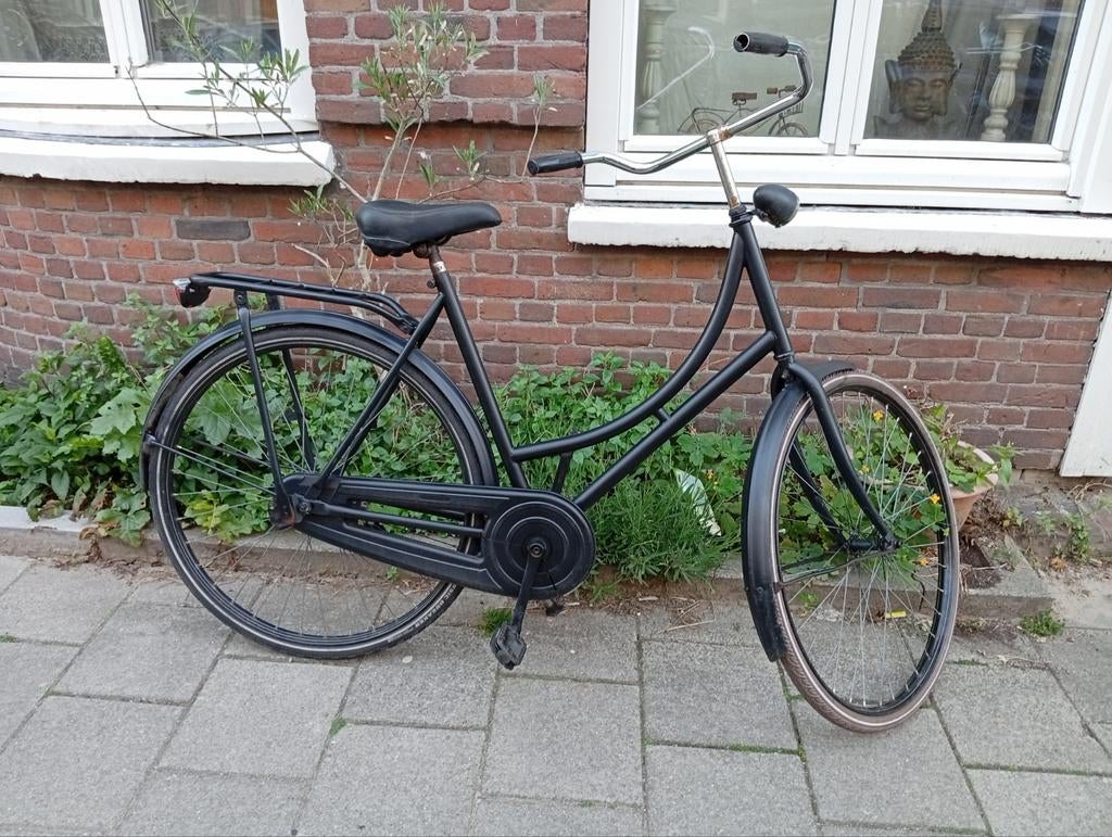 Stevige Omafiets 75e>>>0613436050, Fietsen en Brommers, Fietsen | Dames | Omafietsen, Terugtraprem, Gebruikt, 56 cm of meer, Ophalen