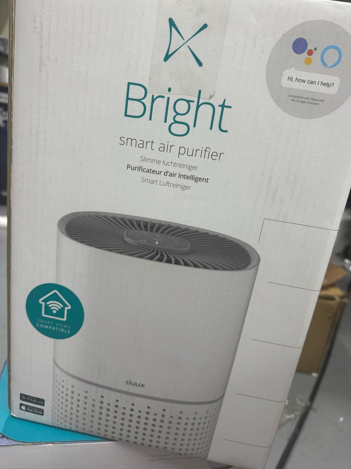 Duux Bright Smart Luchtreiniger - Nieuw in doos, Ophalen, Nieuw, Luchtreiniger