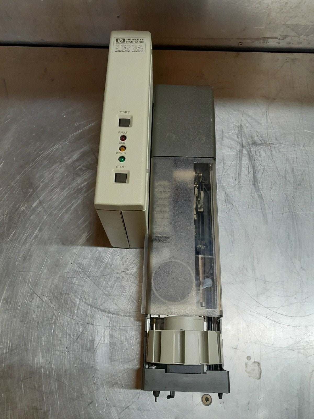 Hewlett Packard HP 7673a Autosampler Injector 18593B 7673, Verzamelen, Ophalen of Verzenden