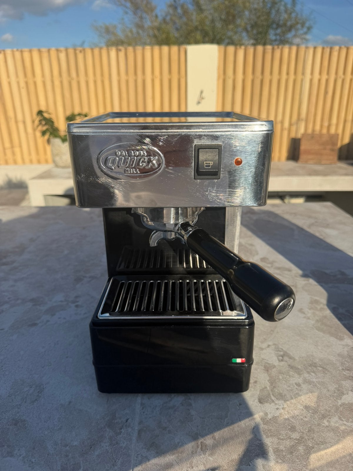 Quick Mill 820 volledig onderhouden + accessoires, Afneembaar waterreservoir, Quickmill, Espresso apparaat, Zo goed als nieuw