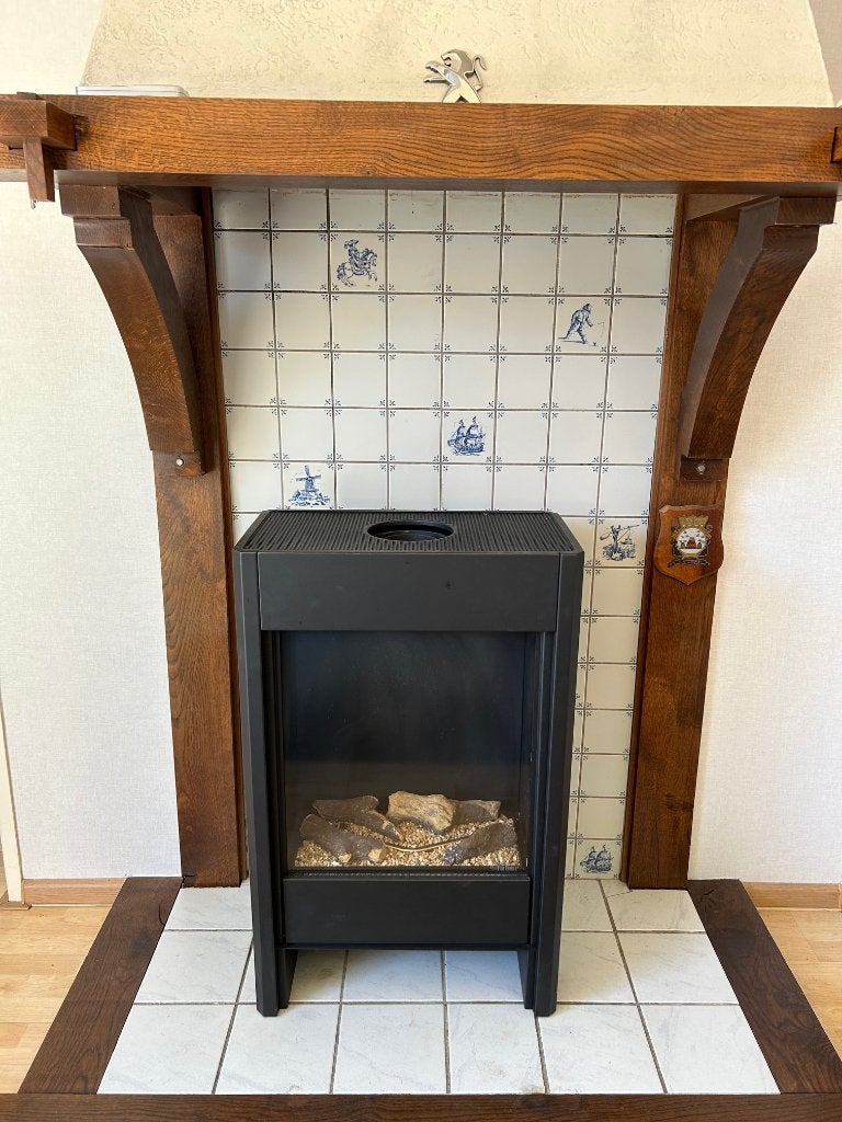 faber farum gaskachel, Huis en Inrichting, Ophalen, Gebruikt, Gas, Vrijstaand