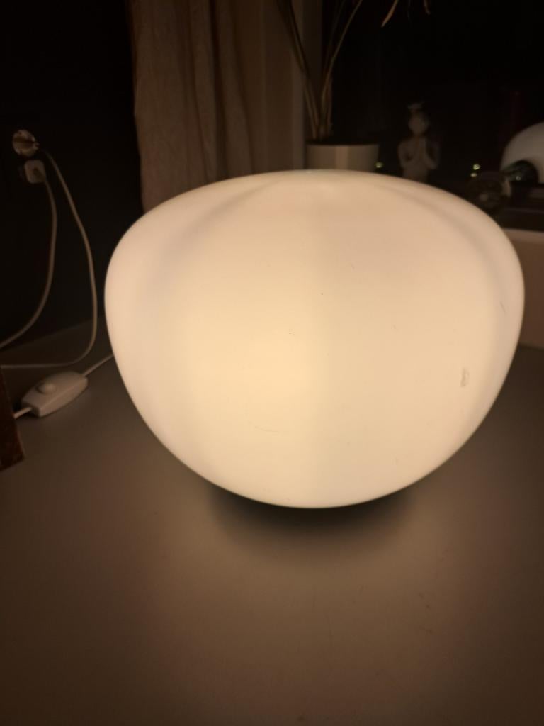 Jonisk vloerlamp met dimsnoer, Huis en Inrichting, Lampen | Vloerlampen, Kunststof, Ophalen of Verzenden, Zo goed als nieuw, Minder dan 100 cm