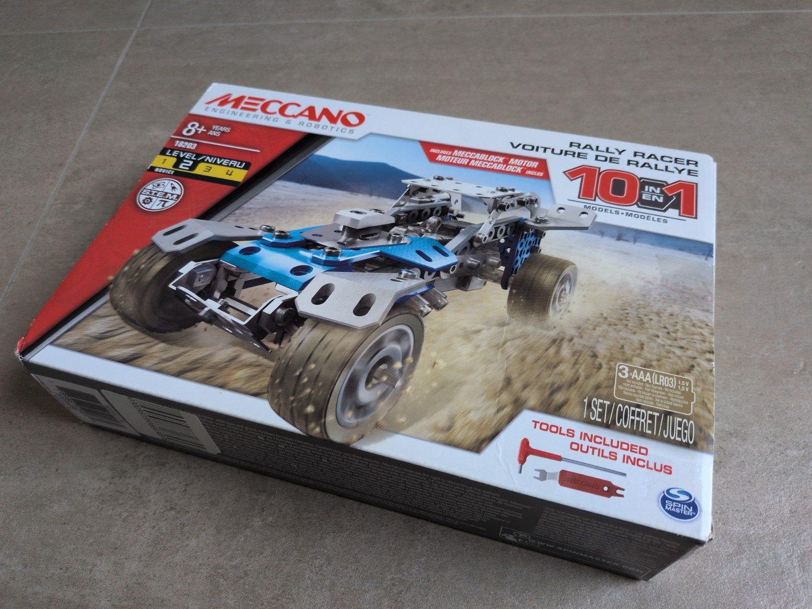 Meccano 18203 Rally Racer - Z.G.A.N. met doos en tools, Ophalen of Verzenden, Zo goed als nieuw, Overige merken