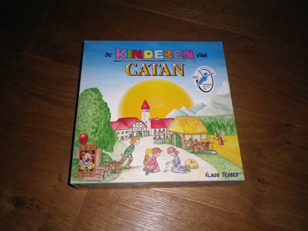 Kinderen van Catan met houten speelstukken, Ophalen of Verzenden, Zo goed als nieuw, 999games