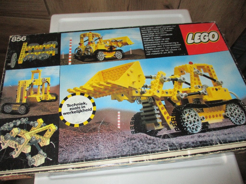 lego technic Set 856 Bulldozer, Ophalen of Verzenden, Gebruikt, Complete set, Lego