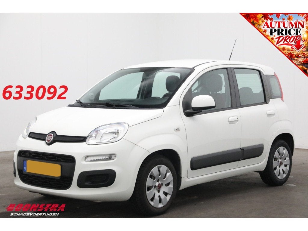 Fiat Panda 1.2 Edizione Cool Airco (bj 2016), Auto's, Stof, Gebruikt, Wit, Origineel Nederlands