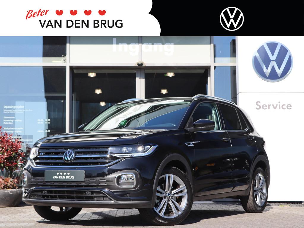Volkswagen T-Cross 1.0 TSI 110 pk DSG R-Line | Navigatie | C, Auto's, Volkswagen, Gebruikt, Adaptive Cruise Control, Zwart, Bedrijf