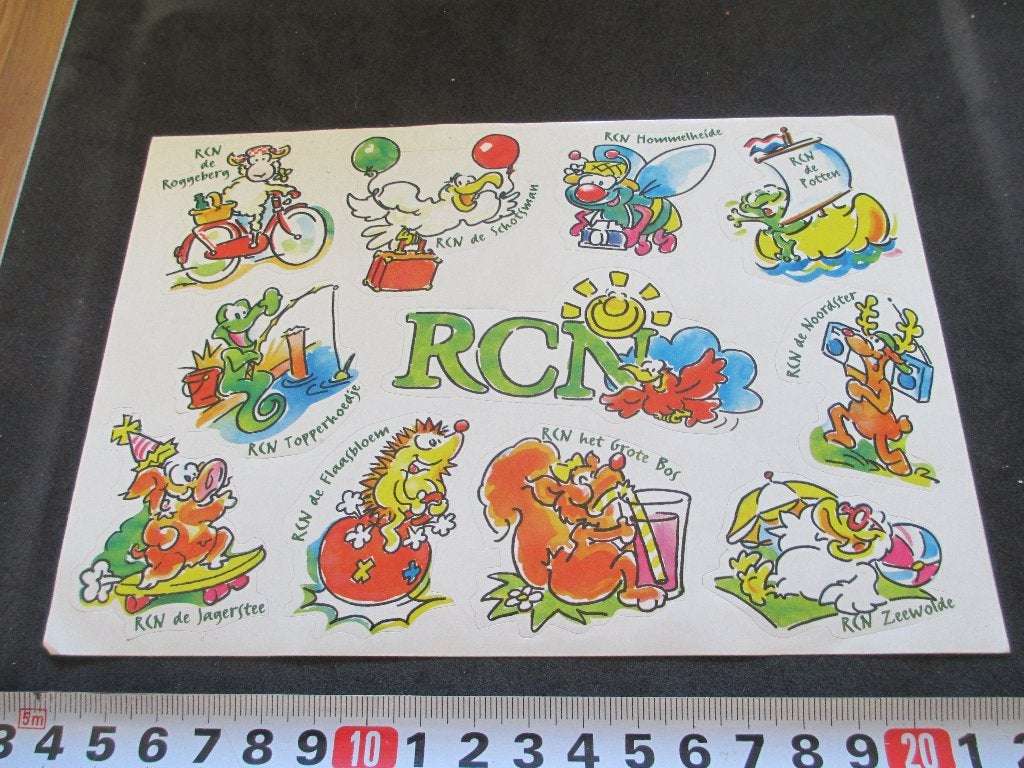 sticker set RCN vakantieparken in Nederland, Ophalen of Verzenden, Zo goed als nieuw