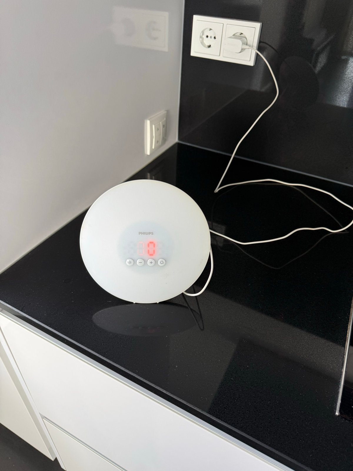 Philips Wake-up Light - Wekker met Lichtsimulatie, Ophalen of Verzenden, Zo goed als nieuw, Digitaal