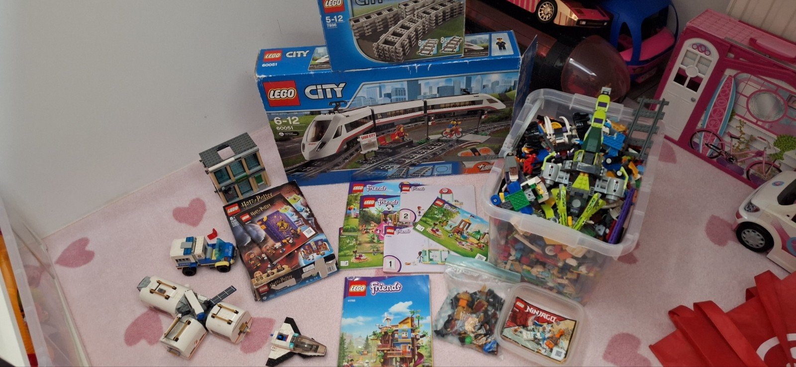 Grote partij LEGO: City, Harry Potter, Friends, Ninjago, Ophalen of Verzenden, Gebruikt, Overige merken