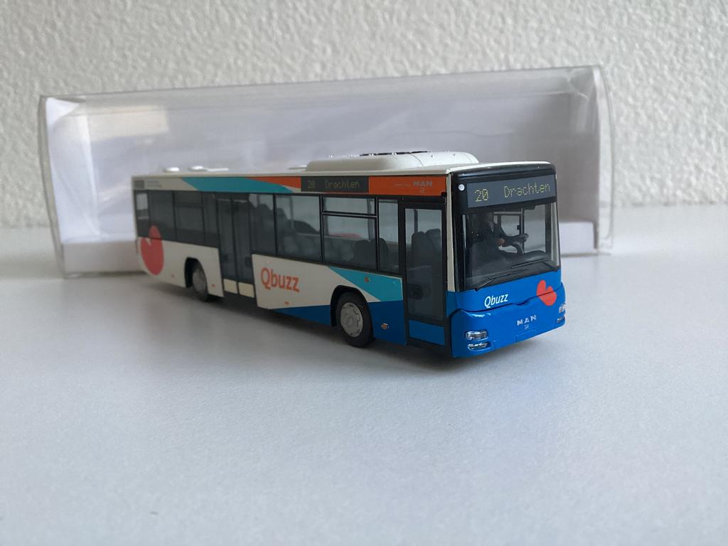 MAN Lion’s City  QBuzz Friesland (20 Drachten) 1:87 Nieuw, Hobby en Vrije tijd, Ophalen of Verzenden, Nieuw, Bus of Vrachtwagen