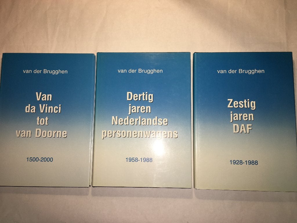 3x DAF boeken trucks personenwagens - Joan van der Brugghen, Ophalen of Verzenden, Zo goed als nieuw, Overige merken