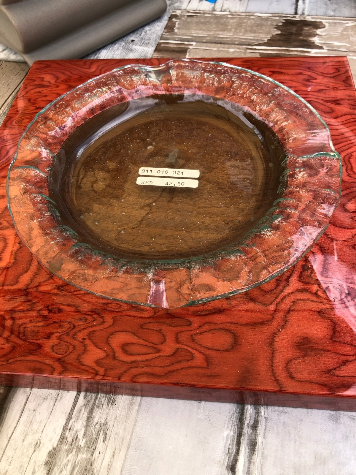 Vintage Percolano Sorrento Houten asbak, Antiek en Kunst, Ophalen of Verzenden