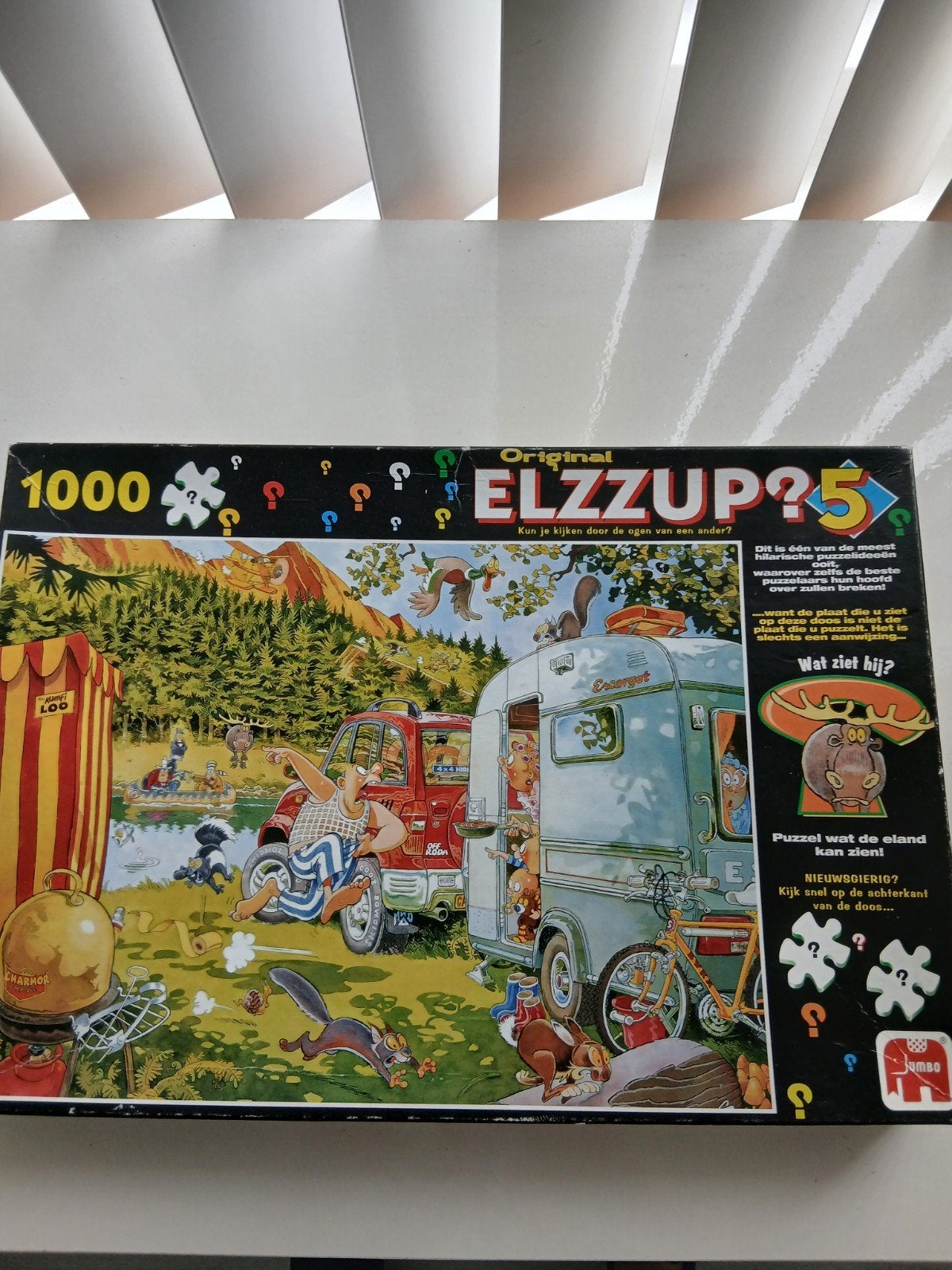 ELZZUP? 1000 stukjes Puzzel - Wat ziet de eland?, Ophalen of Verzenden, Minder dan 500 stukjes