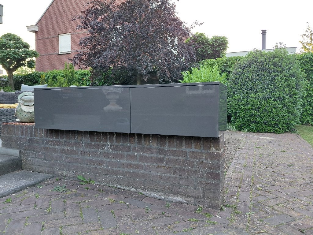 TV Meubel, Ophalen, Overige materialen, 150 tot 200 cm, Zo goed als nieuw