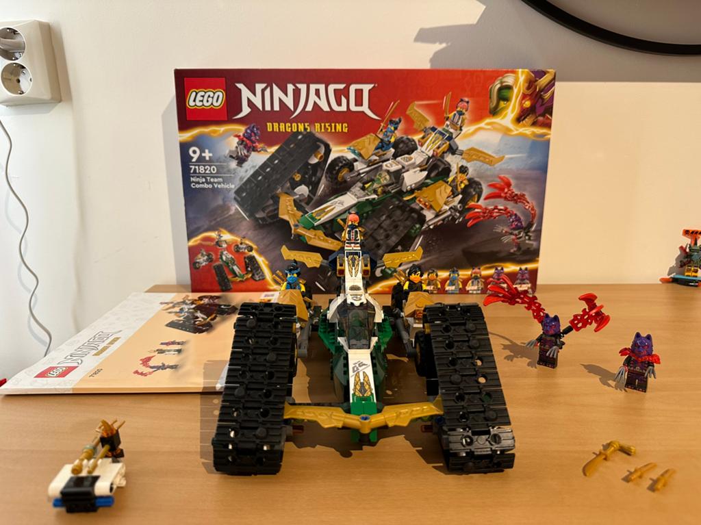 Lego Ninjago 71820 Ninja Team Combo Vehicle, Ophalen of Verzenden, Zo goed als nieuw