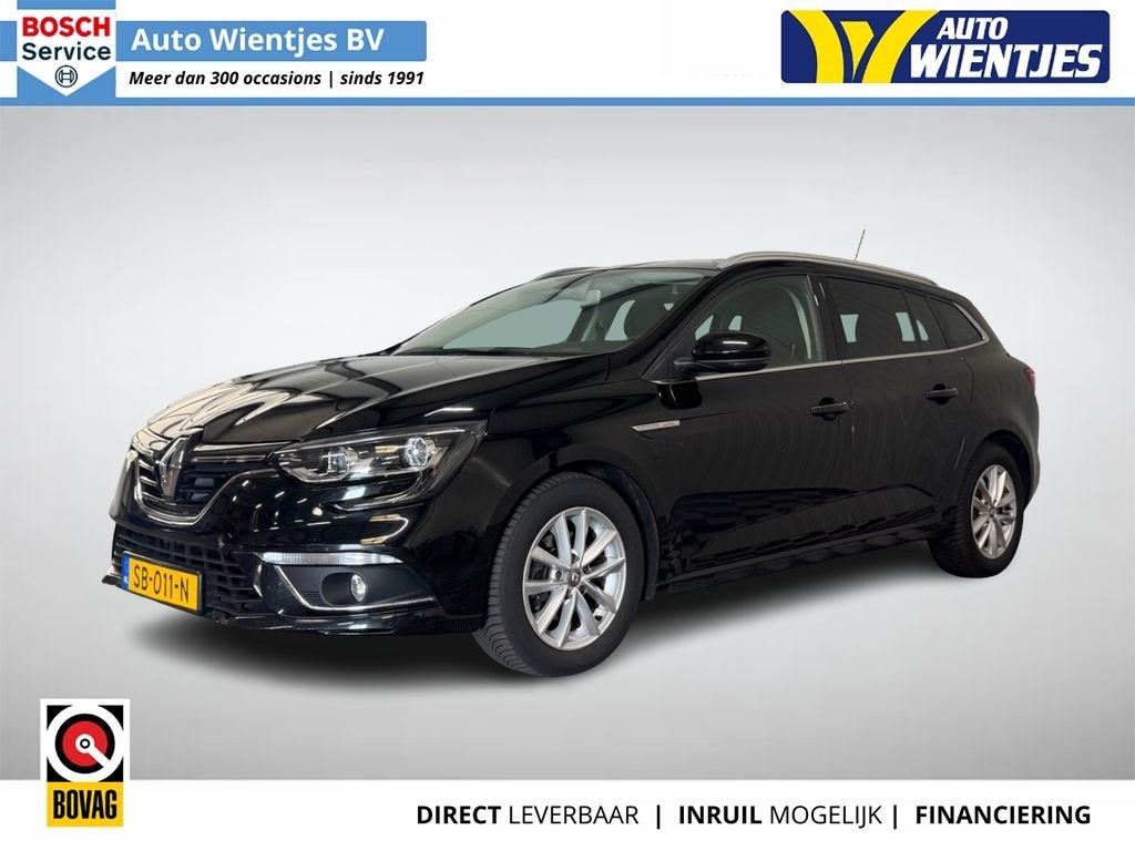 Renault Mégane Estate 1.5 dCi Aut | LImited | Airco | Cruis, Gebruikt, 4 cilinders, Zwart, Origineel Nederlands