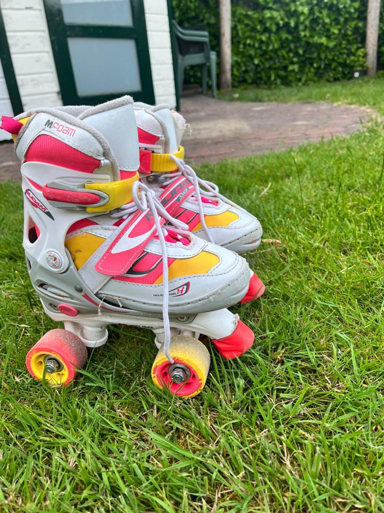 Rolschaatsen Nijdam verstelbaar maat 31-33, Ophalen, Verstelbaar, Gebruikt, Kinderen