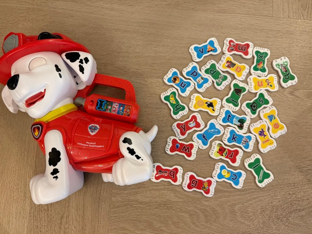 VTech PAW Patrol Marshall Letterpret Reddingspup – ZGAN, Ophalen, Zo goed als nieuw, Elektronica, Met licht