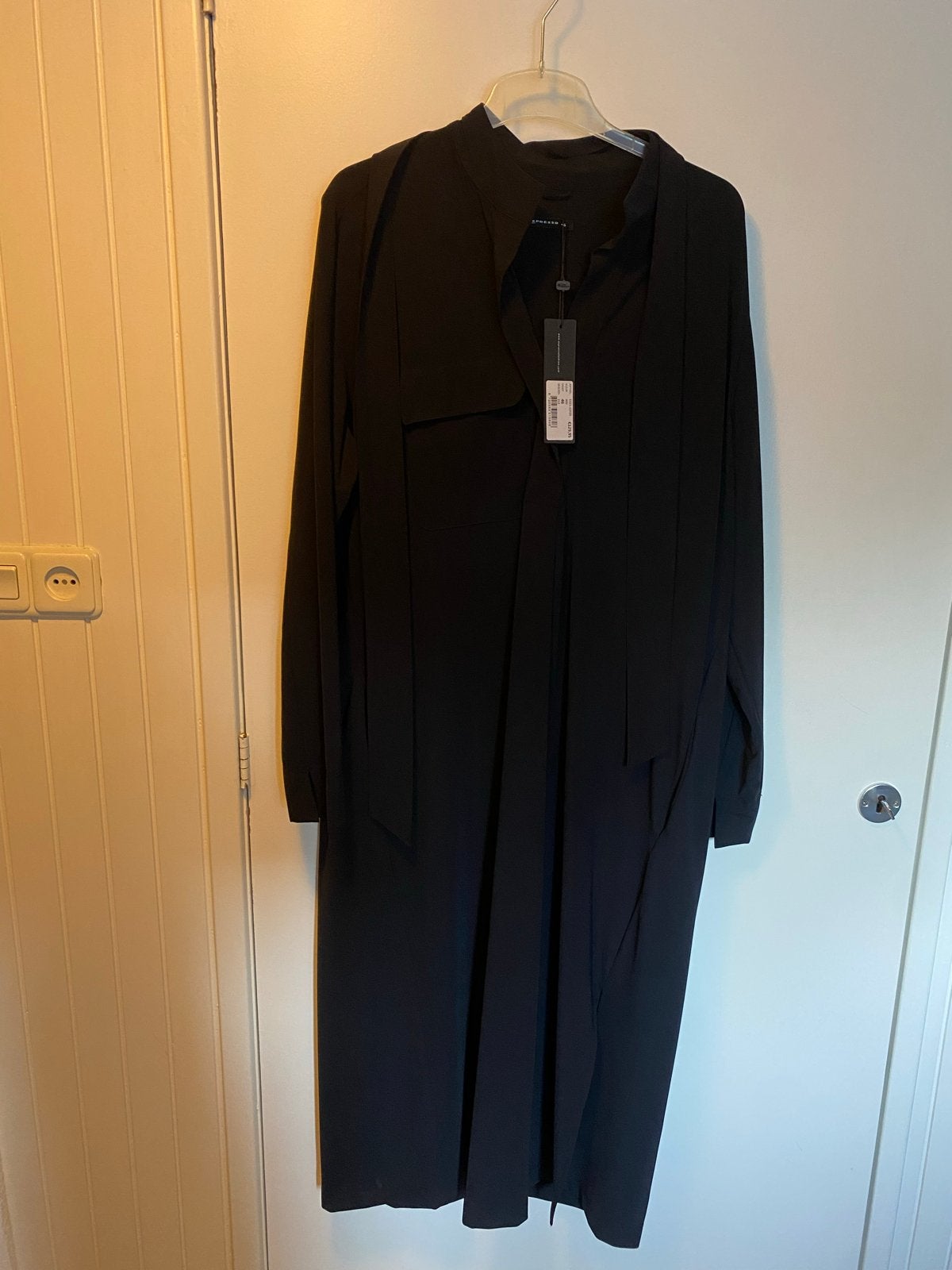 Nieuwe Travelstof Jurk van Expresso - Maat 46, Kleding | Dames, Zwart, Maat 46/48 (XL) of groter, Nieuw, Ophalen of Verzenden
