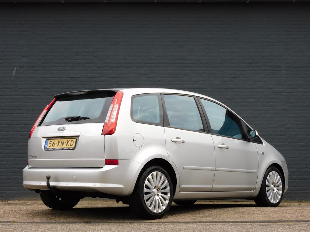 Ford C-MAX 1.8-16V Titanium Flexifuel CRUISE! CLIMA! TREKHAA, Voorwielaandrijving, Stof, Gebruikt, Zwart