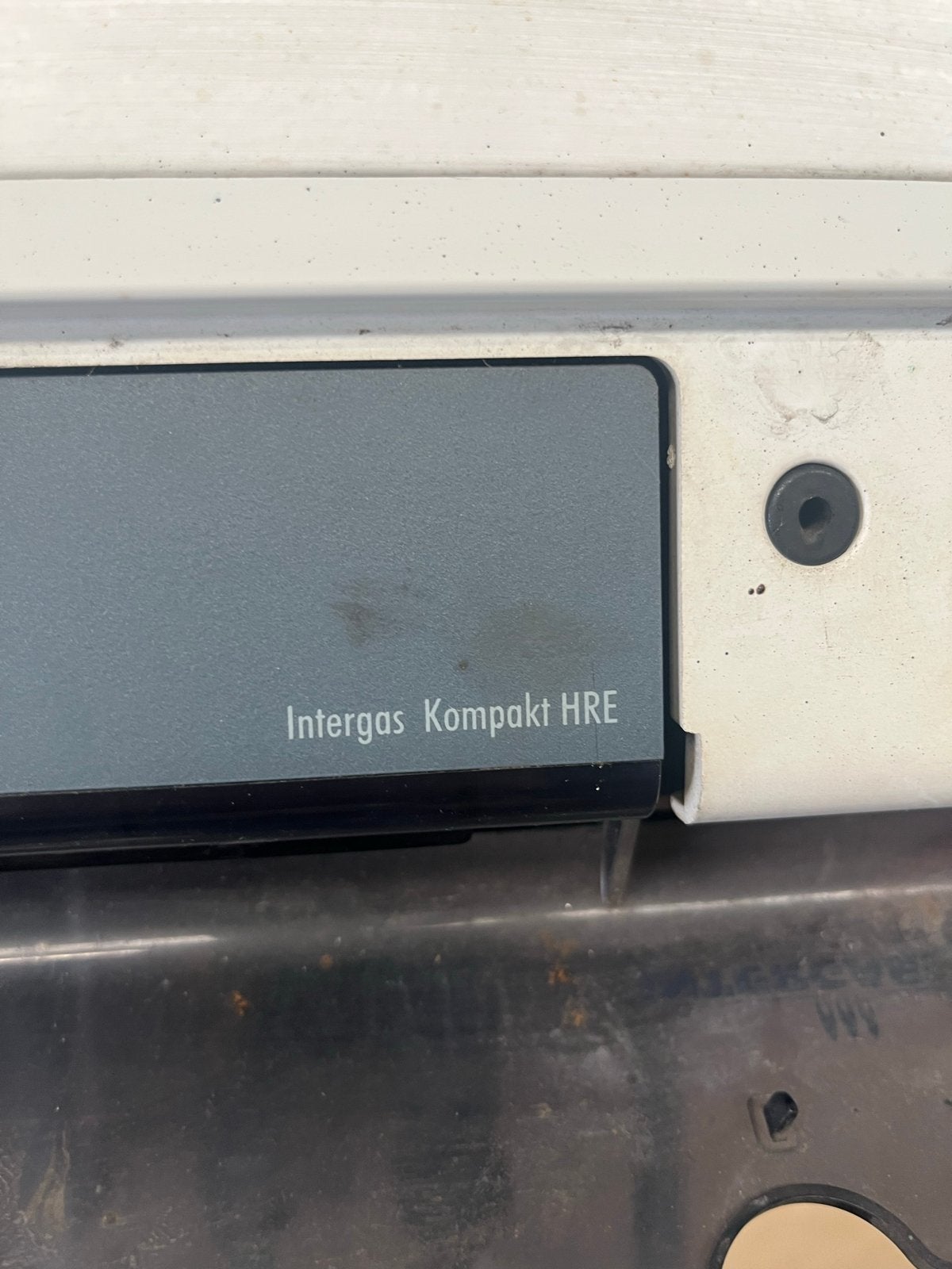 Intergas Kompakt HRE 24/18 CV-ketel, bouwjaar 2010, Ophalen, Gebruikt, Hoog rendement (Hr), Cv-ketel of Combi-ketel