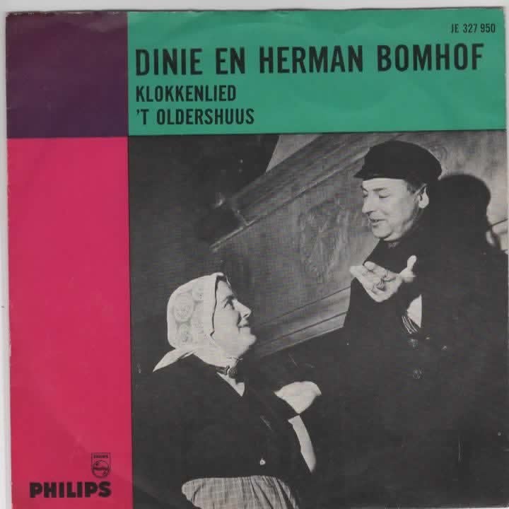 Dinie en Herman Bomhof- Klokkenlied, Verzenden, 7 inch, Zo goed als nieuw, Levenslied of Smartlap