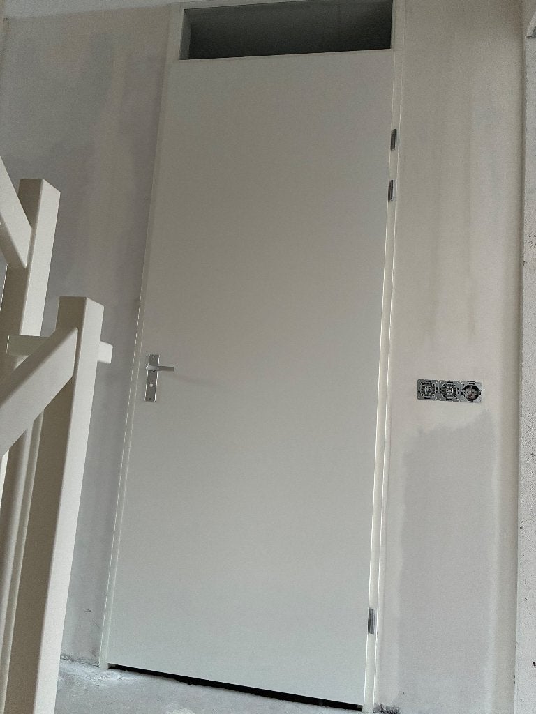 Opdek kozijnen + deur, Doe-het-zelf en Verbouw, Deurkozijn, Zo goed als nieuw, Metaal, Inclusief glas