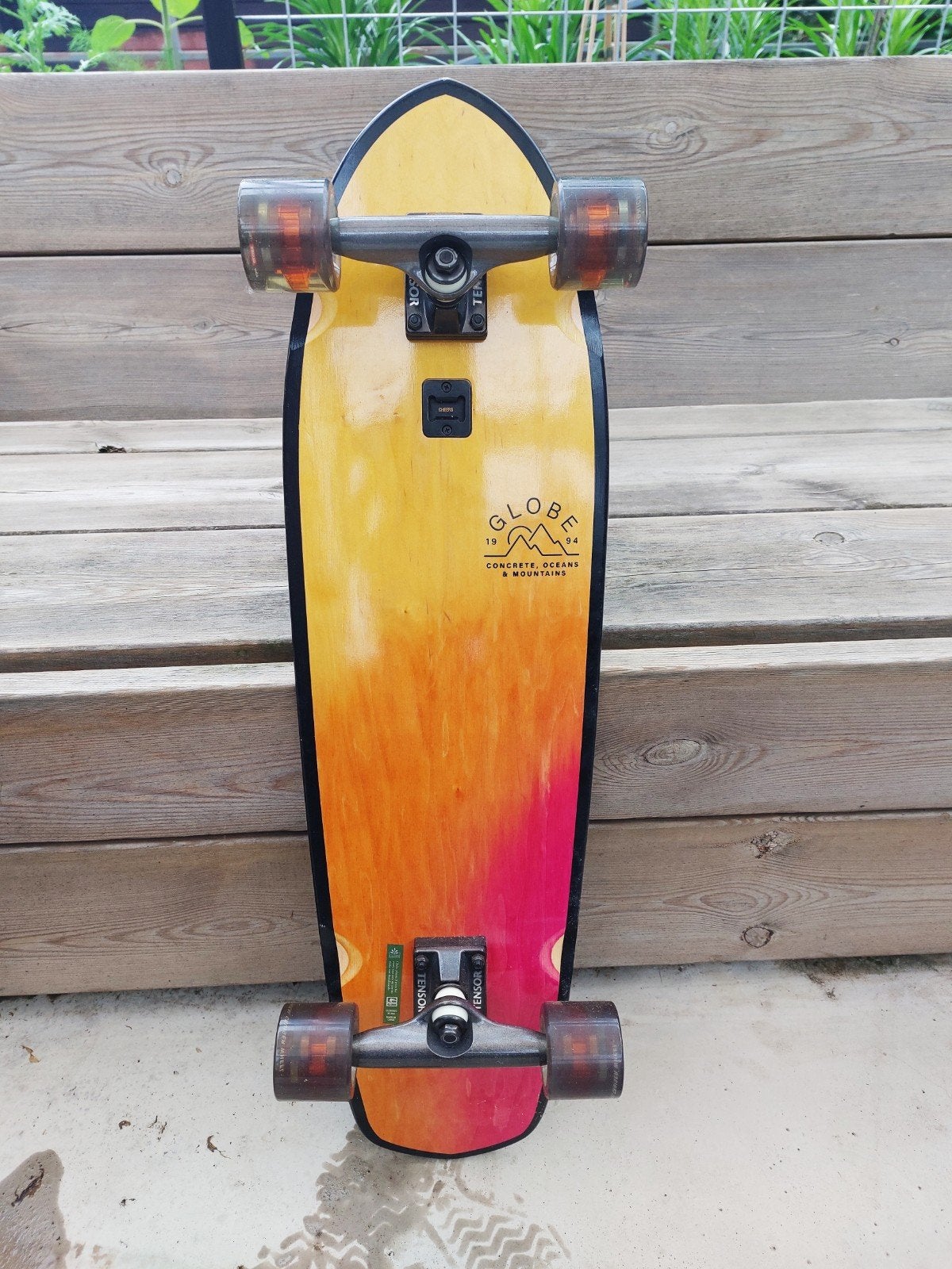 Als nieuw! Globe Big Blazer 32" cruiser / Washed Yellow, Ophalen, Zo goed als nieuw