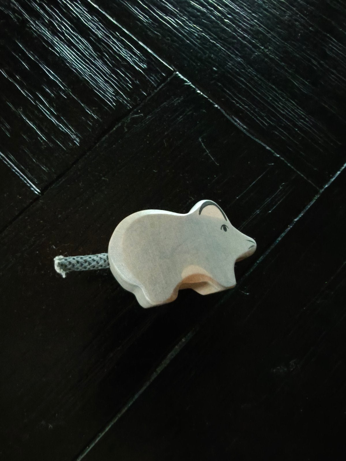 Holztiger Muis Houten Speelfiguur, Ophalen of Verzenden, Zo goed als nieuw, Overige typen