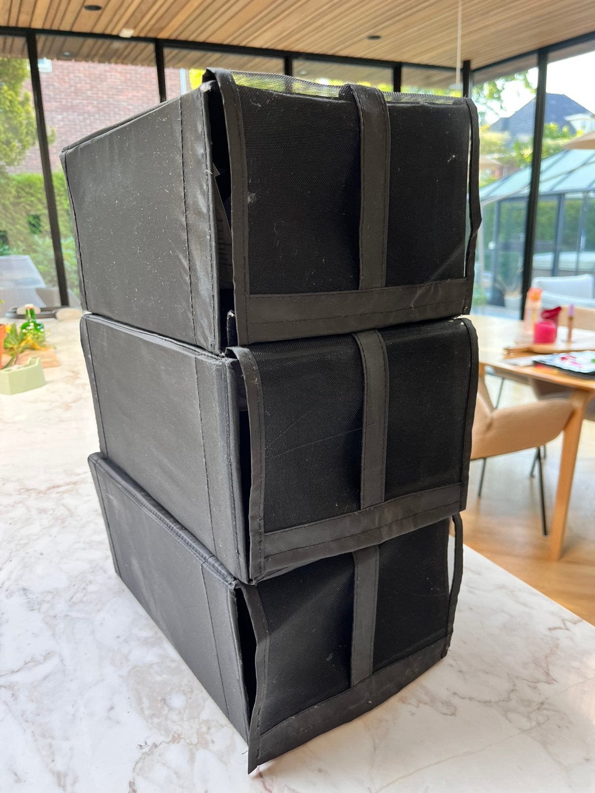 Ikea SKUBB schoenendoos x 8 zwart, Ophalen of Verzenden, Zo goed als nieuw, Overige typen